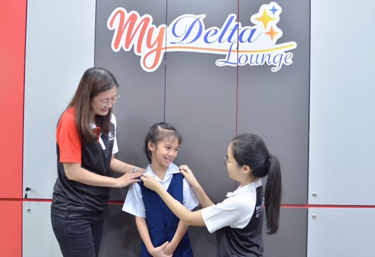 Students in a MyDelta classroom