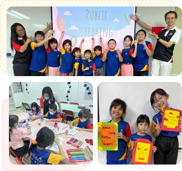 学生在 MyDelta 学习的照片拼贴